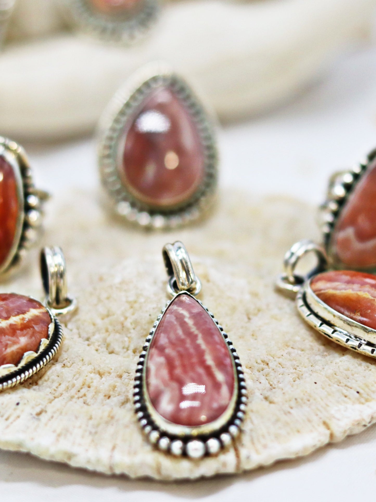 RHODOCHROSITE PENDANT