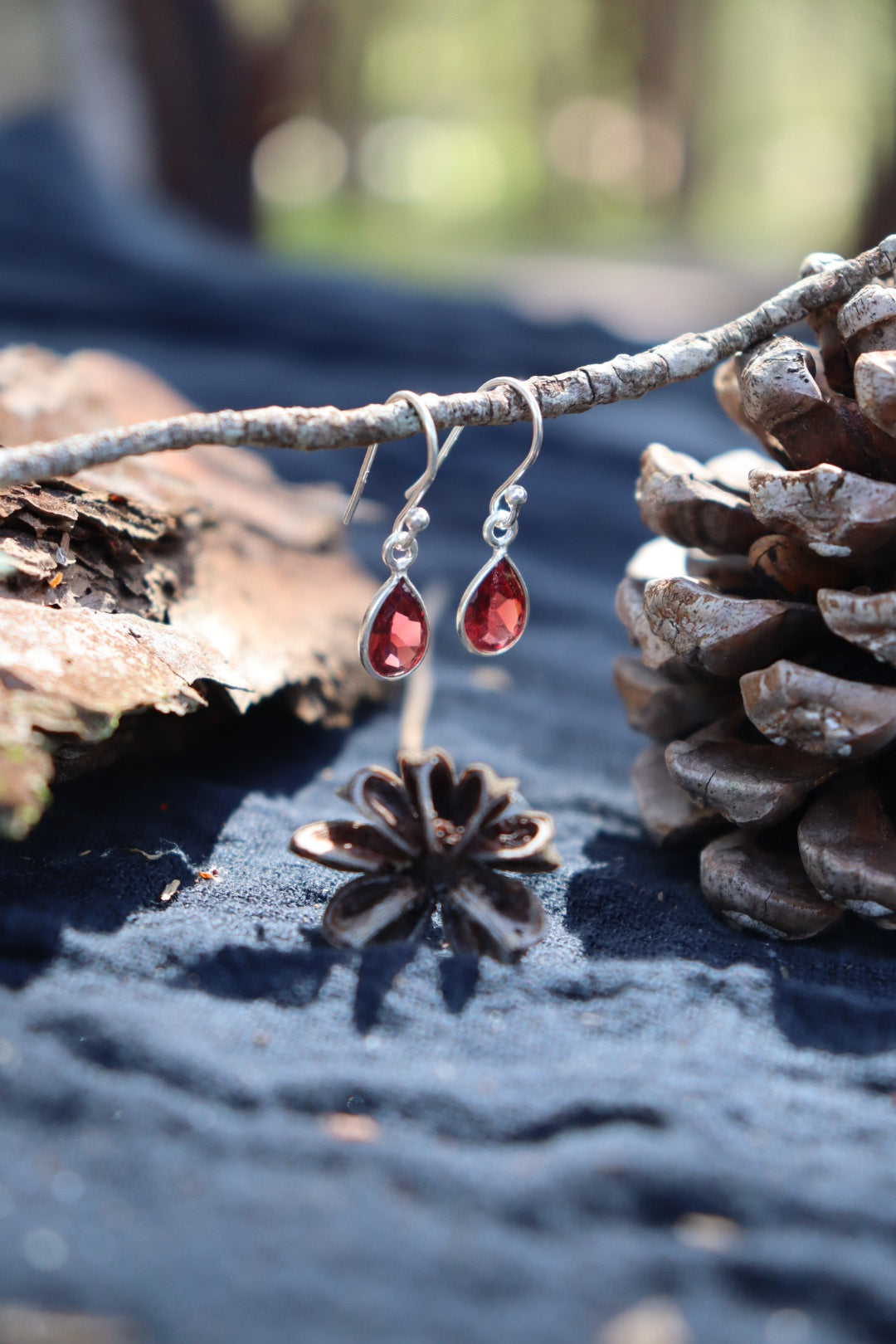 SILVER TEARS EARRINGS
