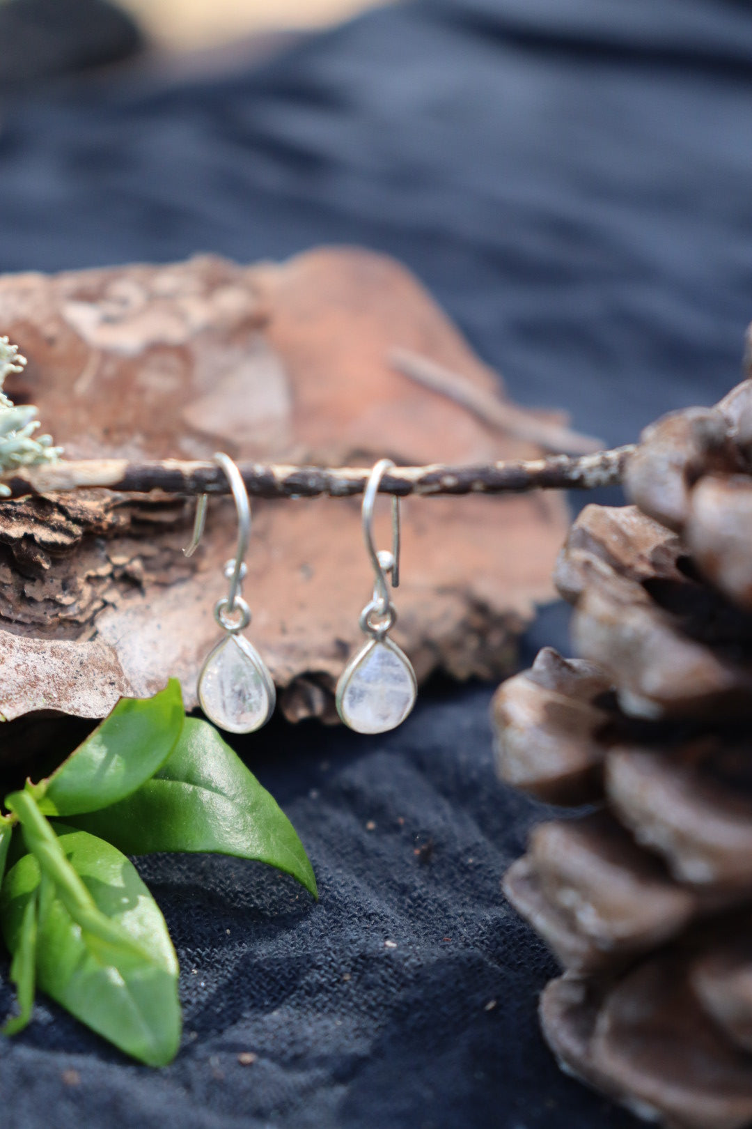 SILVER TEARS EARRINGS