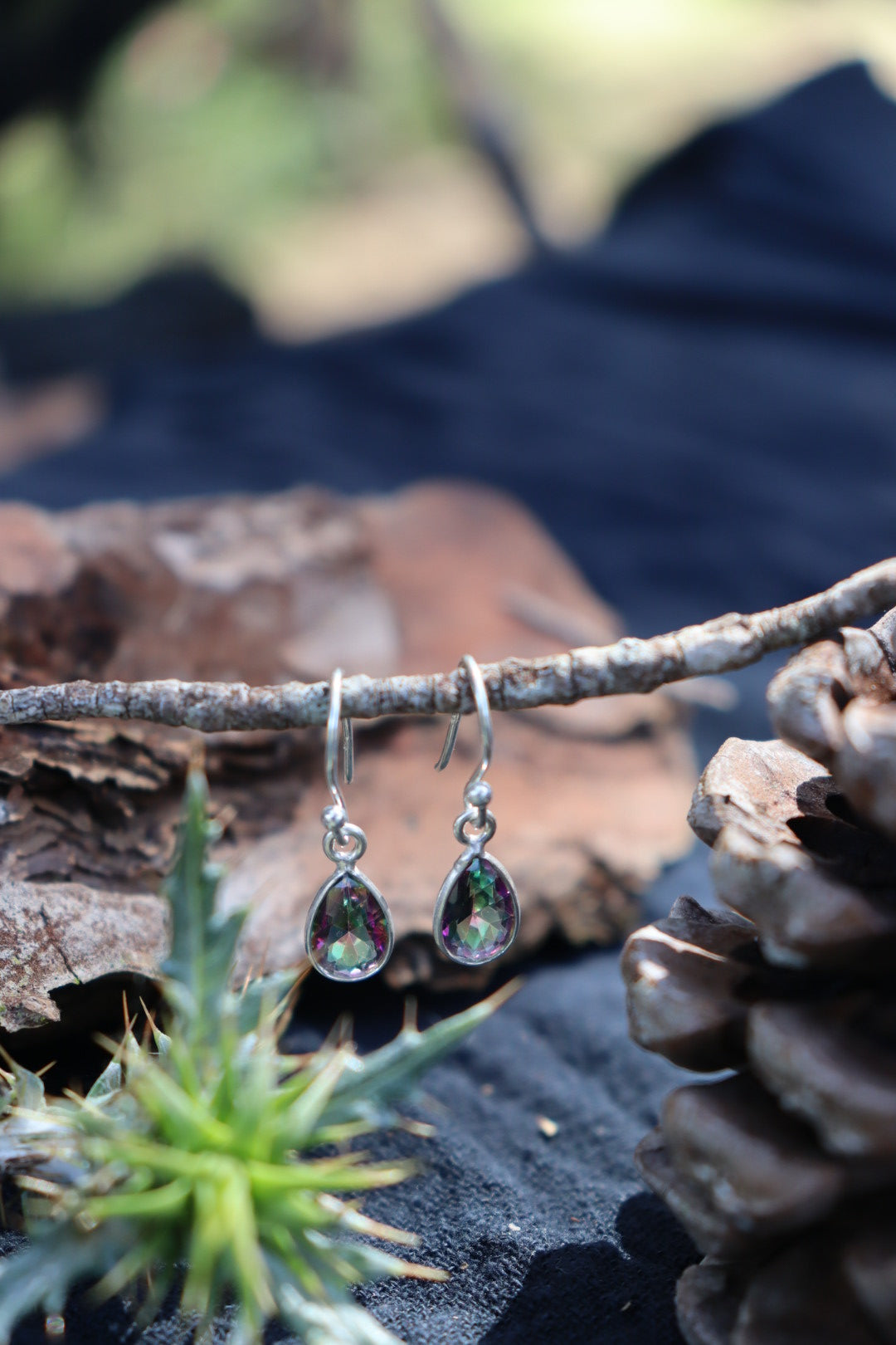 SILVER TEARS EARRINGS