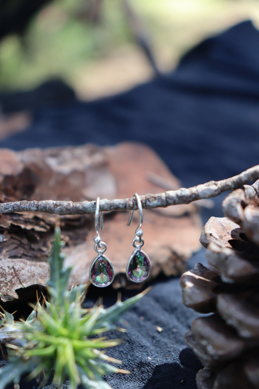 SILVER TEARS EARRINGS