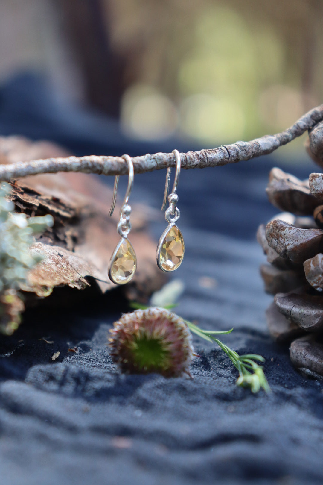 SILVER TEARS EARRINGS