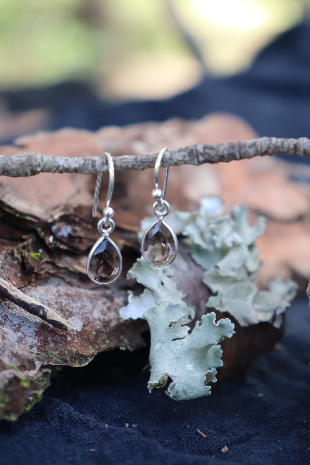SILVER TEARS EARRINGS