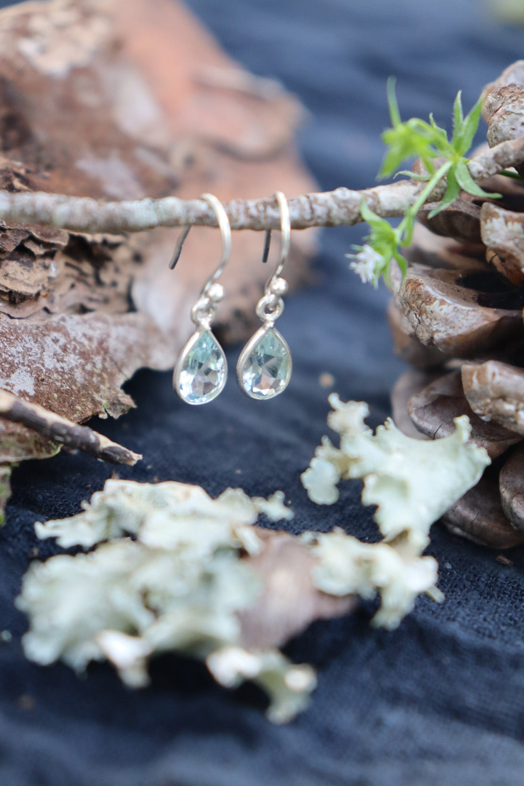 SILVER TEARS EARRINGS