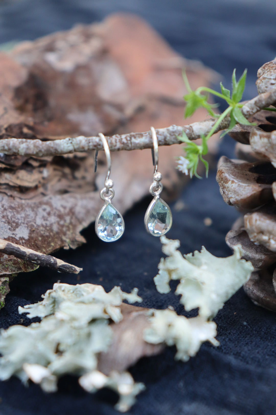 SILVER TEARS EARRINGS