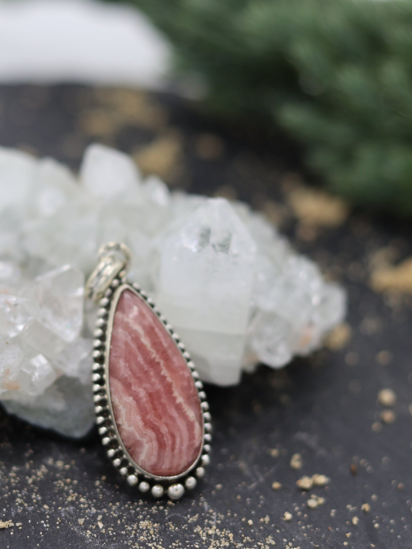RHODOCHROSITE PENDANT