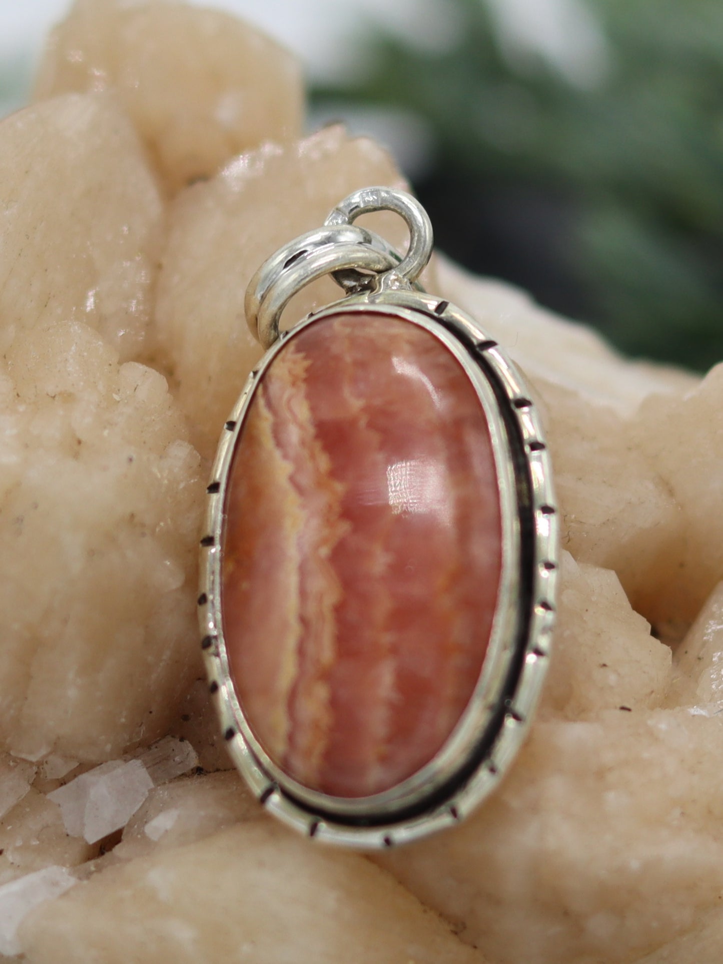RHODOCHROSITE PENDANT