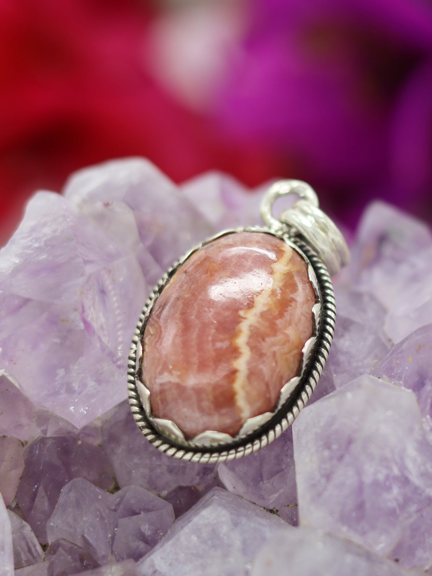 RHODOCHROSITE PENDANT