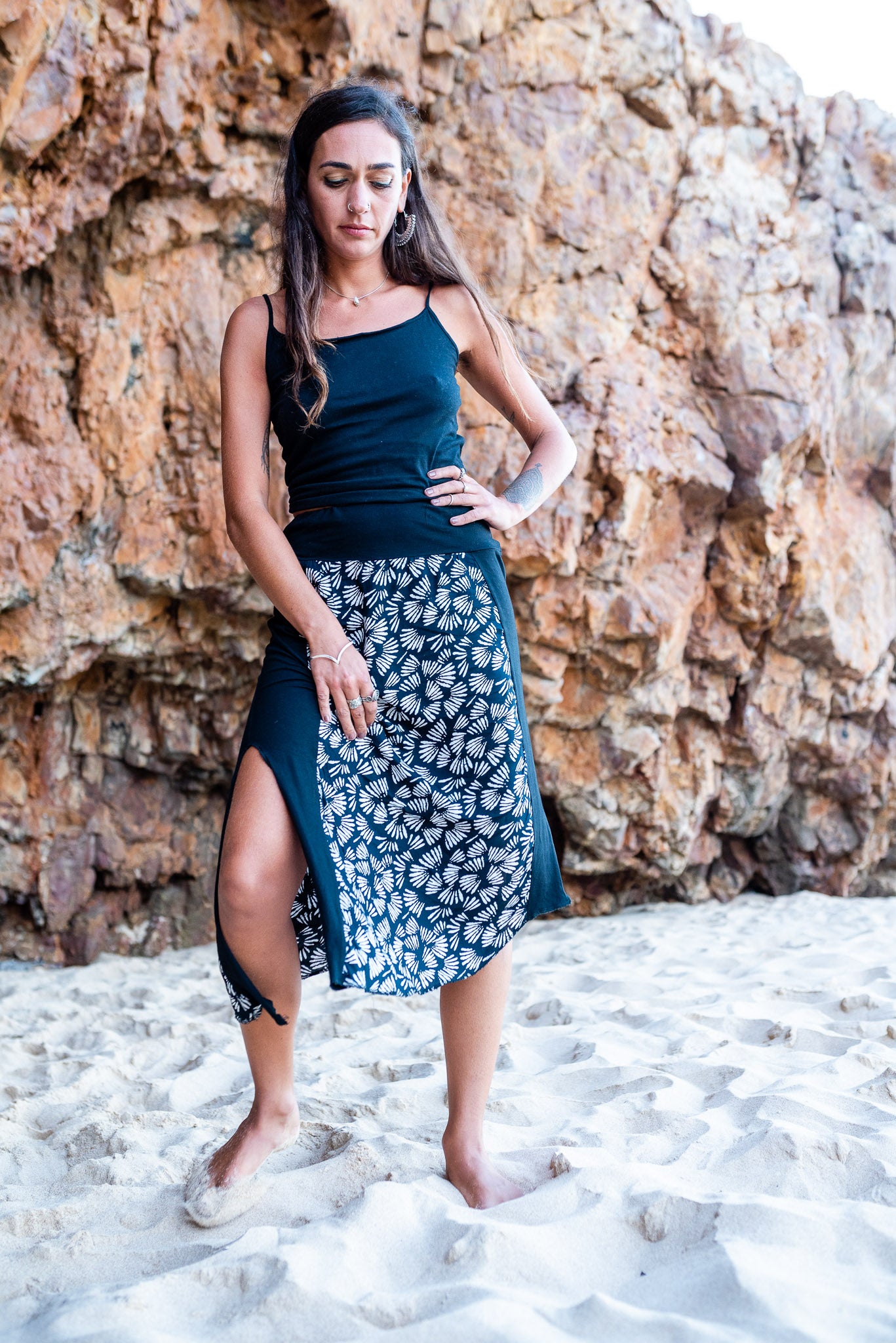 hydra skirt in zebra style