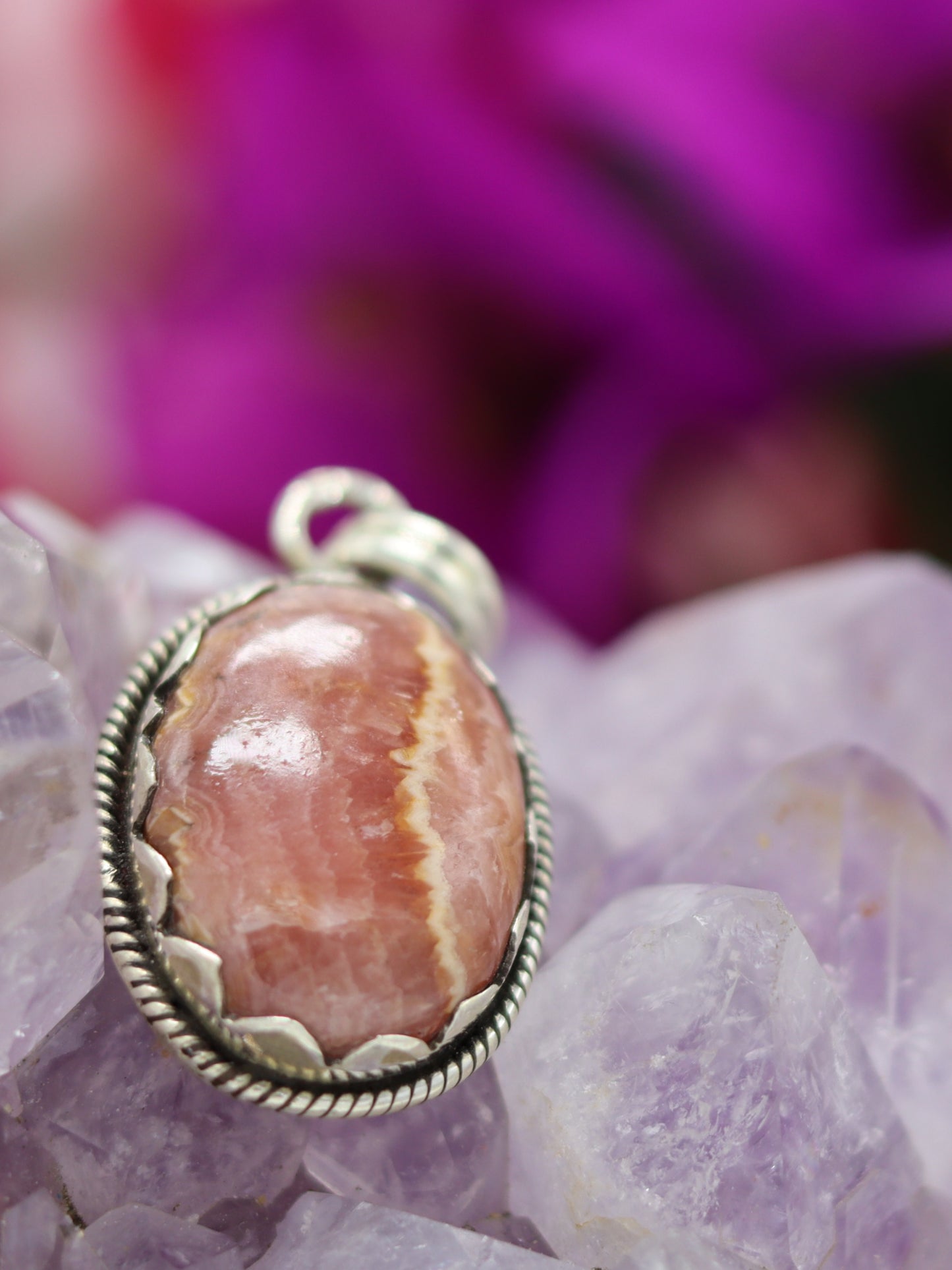 RHODOCHROSITE PENDANT