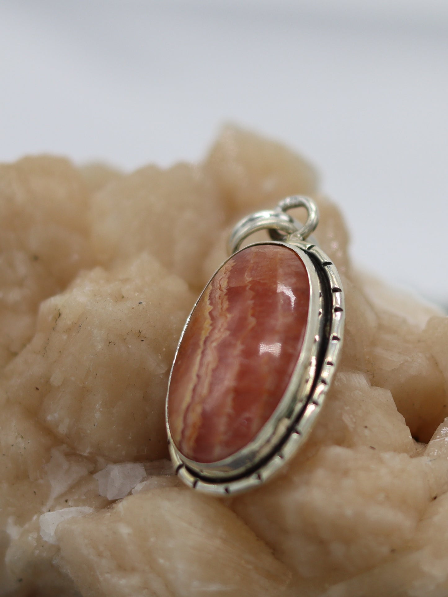 RHODOCHROSITE PENDANT
