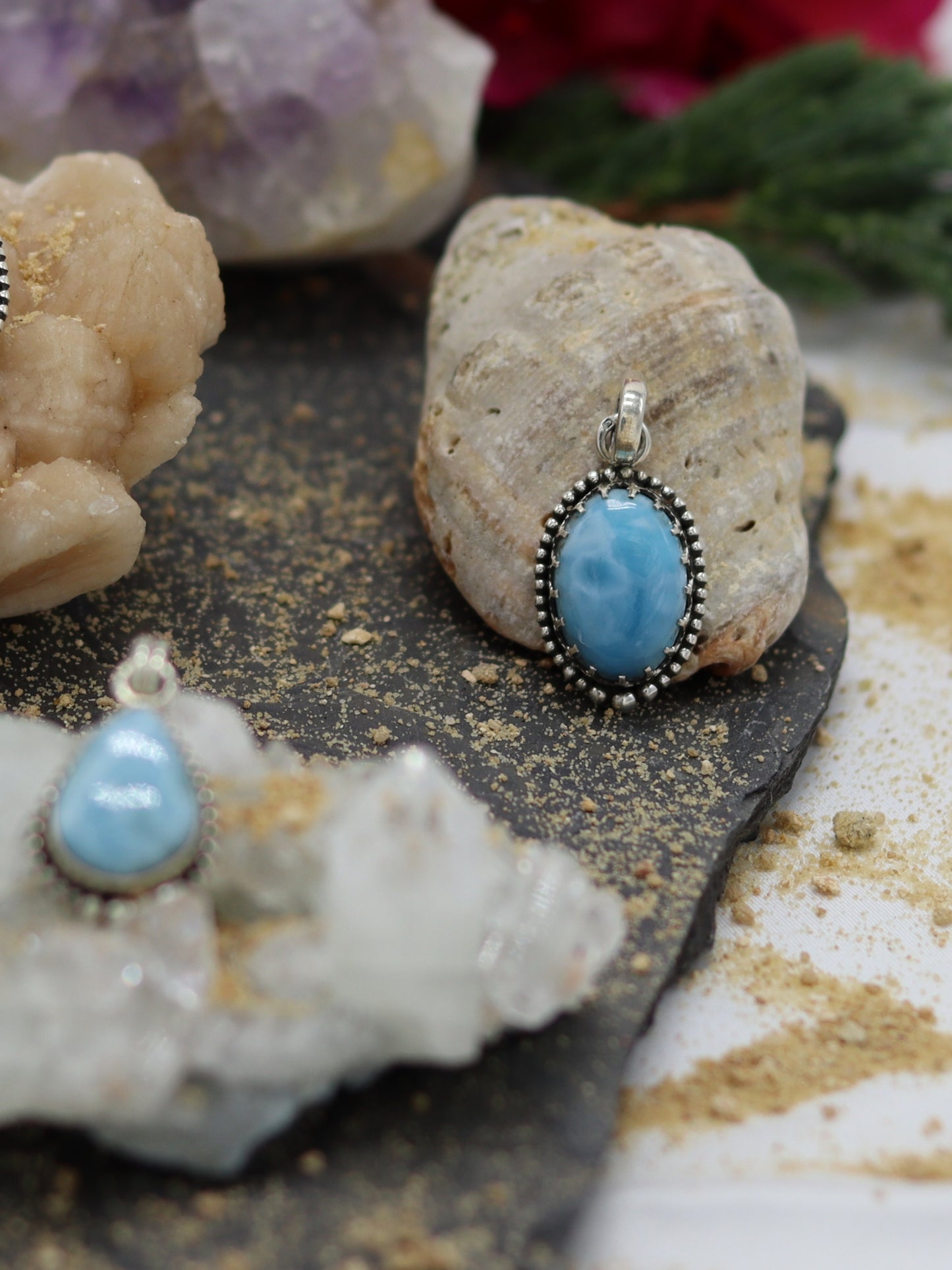 LARIMAR PENDANT