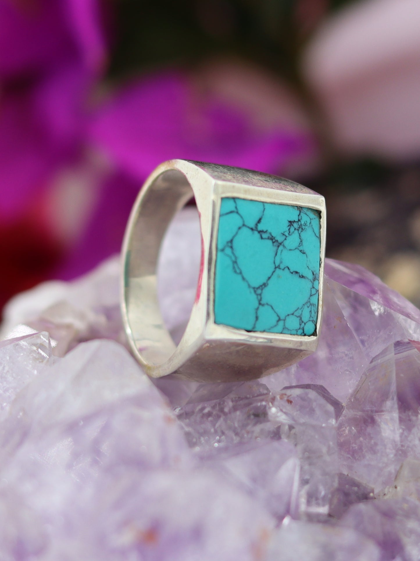 KING SILVER RING
