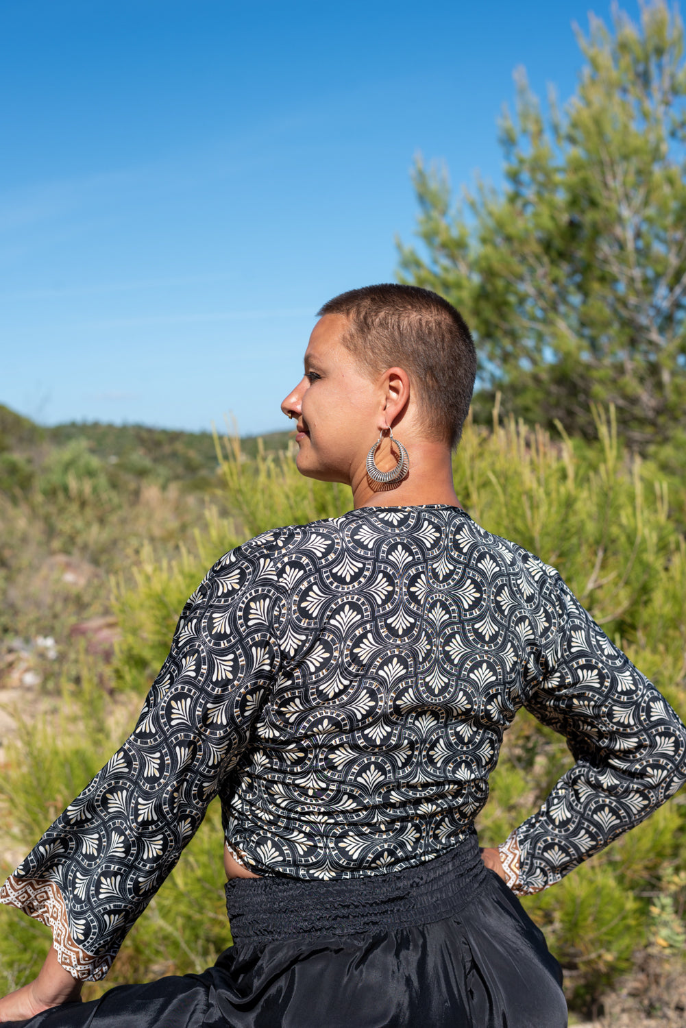 RANA WRAP BLOUSE