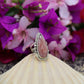 SILVER RING RHODOCHROSITE