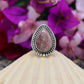 SILVER RING RHODOCHROSITE