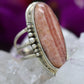 SILVER RING RHODOCHROSITE