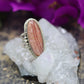 SILVER RING RHODOCHROSITE