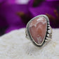 SILVER RING RHODOCHROSITE