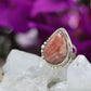 SILVER RING RHODOCHROSITE