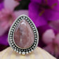 SILVER RING RHODOCHROSITE