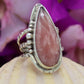 SILVER RING RHODOCHROSITE