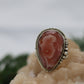 SILVER RING RHODOCHROSITE