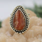 SILVER RING RHODOCHROSITE