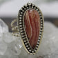 SILVER RING RHODOCHROSITE