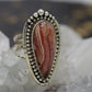 SILVER RING RHODOCHROSITE