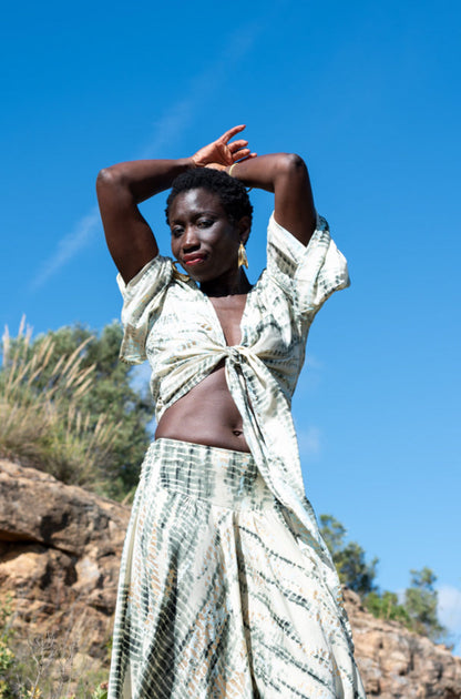 RANA WRAP BLOUSE