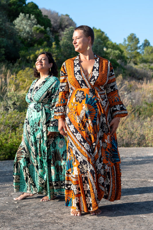 KUYRA WRAP DRESS