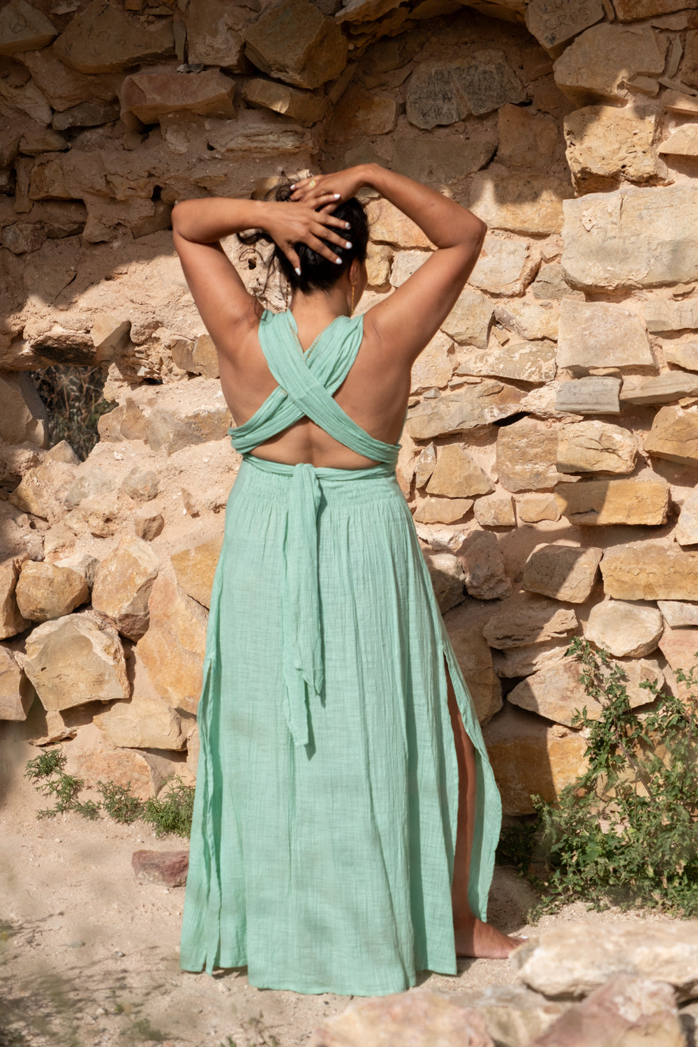 KALENA GOLD DRESS