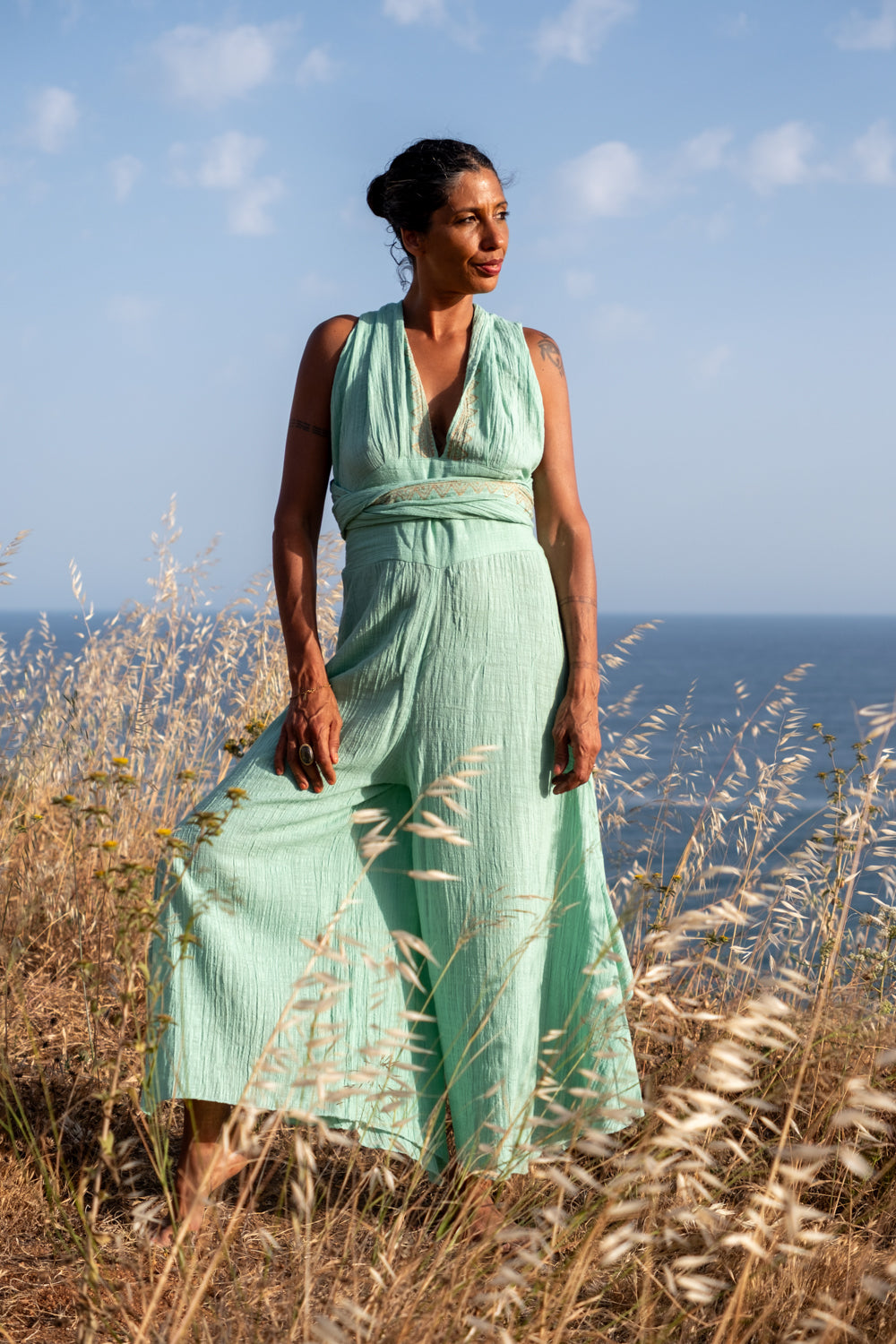 KALENA GOLD JUMPSUITE